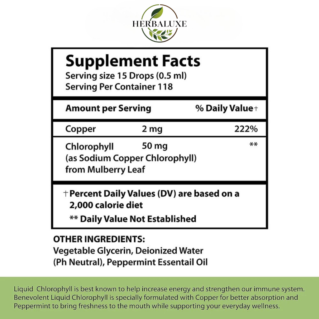 Clevera Chlorophyll Drops
