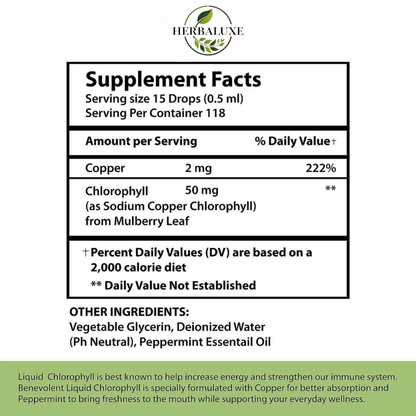 Clevera Chlorophyll Drops