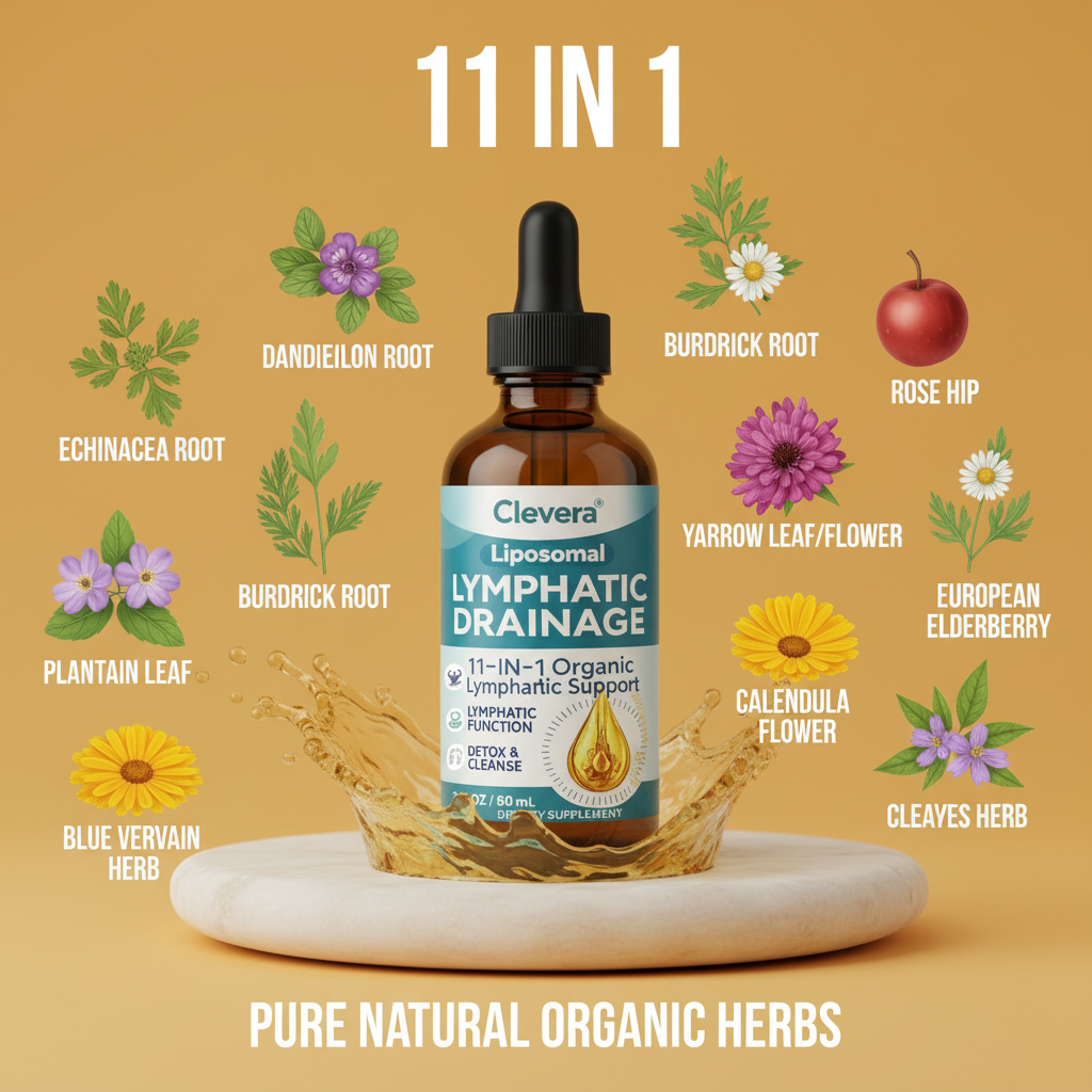 Clevera 11-in-1 Lymphatic Support Drops